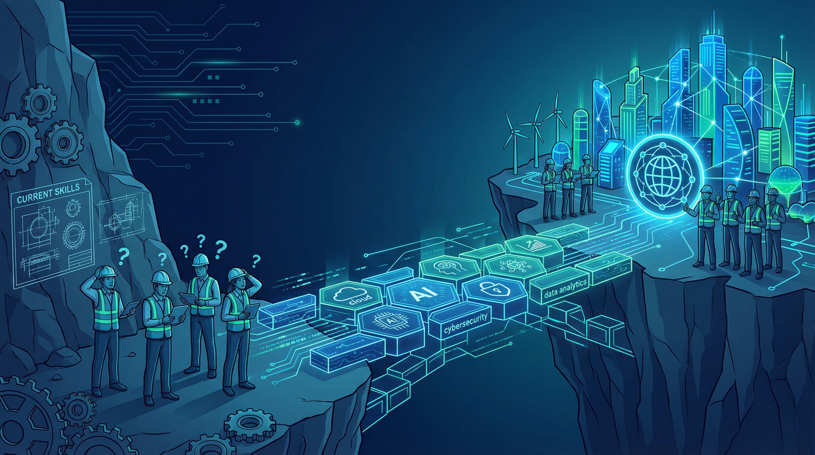 Puente sobre la brecha de habilidades IoT
