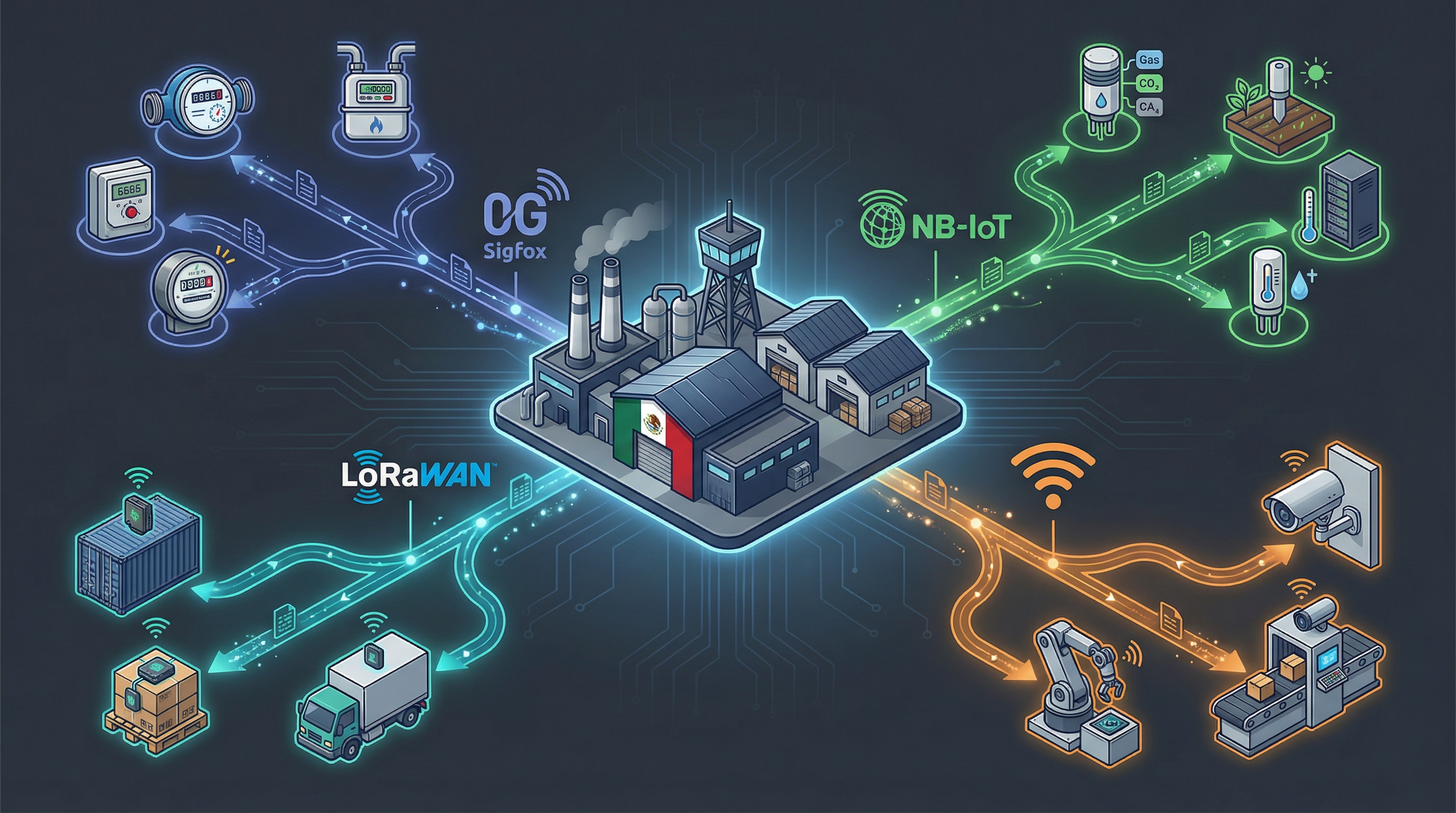 Cuatro tecnologías de conectividad IoT para proyectos empresariales