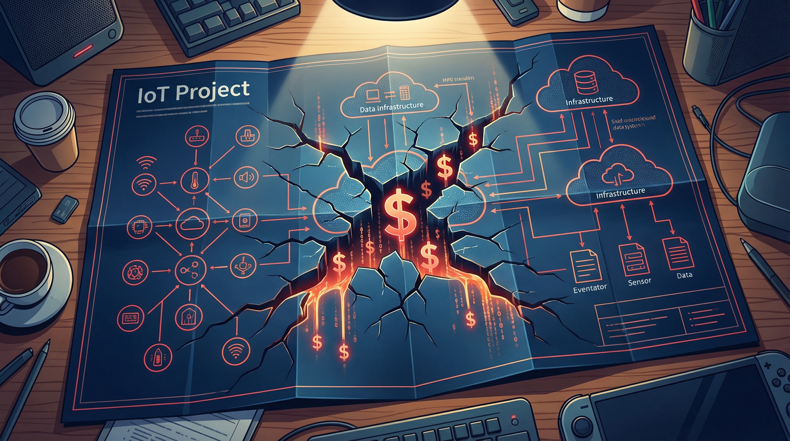 Modelo tradicional IoT vs modelo 0G IoT Solutions - costos predecibles