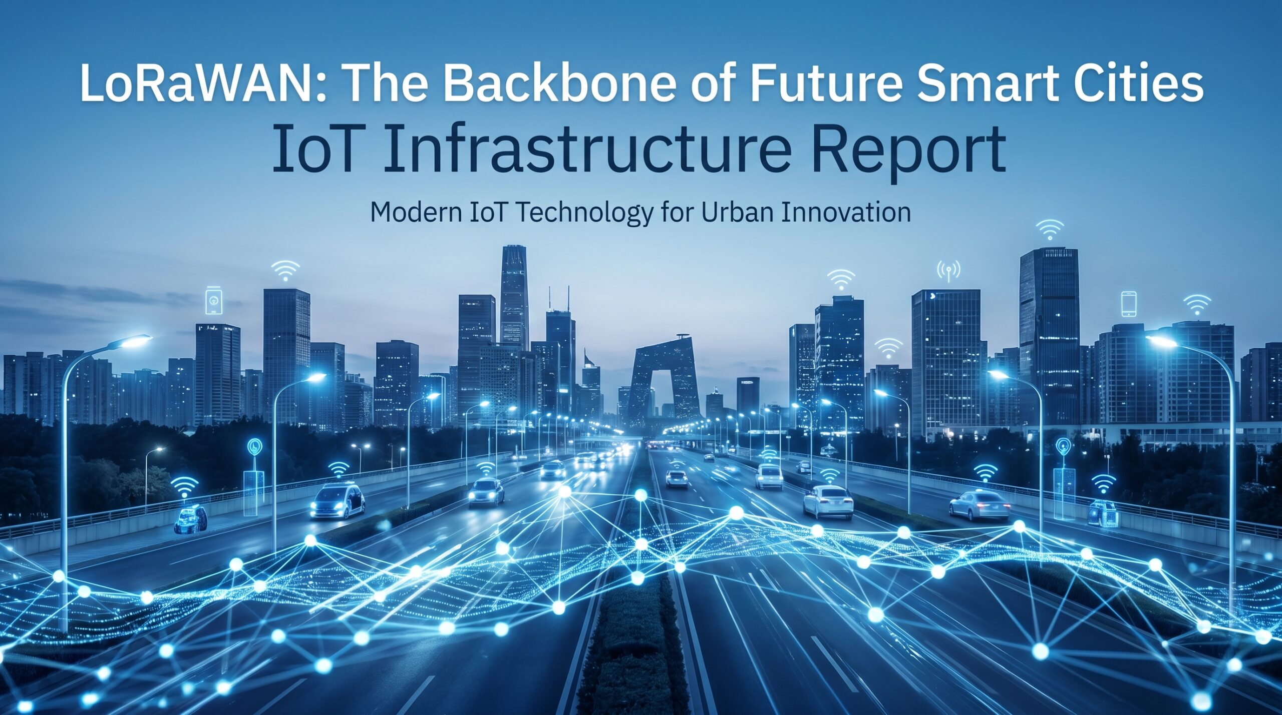 How LoRaWAN Enables Smart Cities of the Future IoT infrastructure