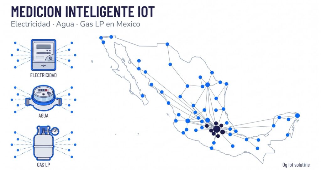 Medición Inteligente IoT — Cobertura nacional en México