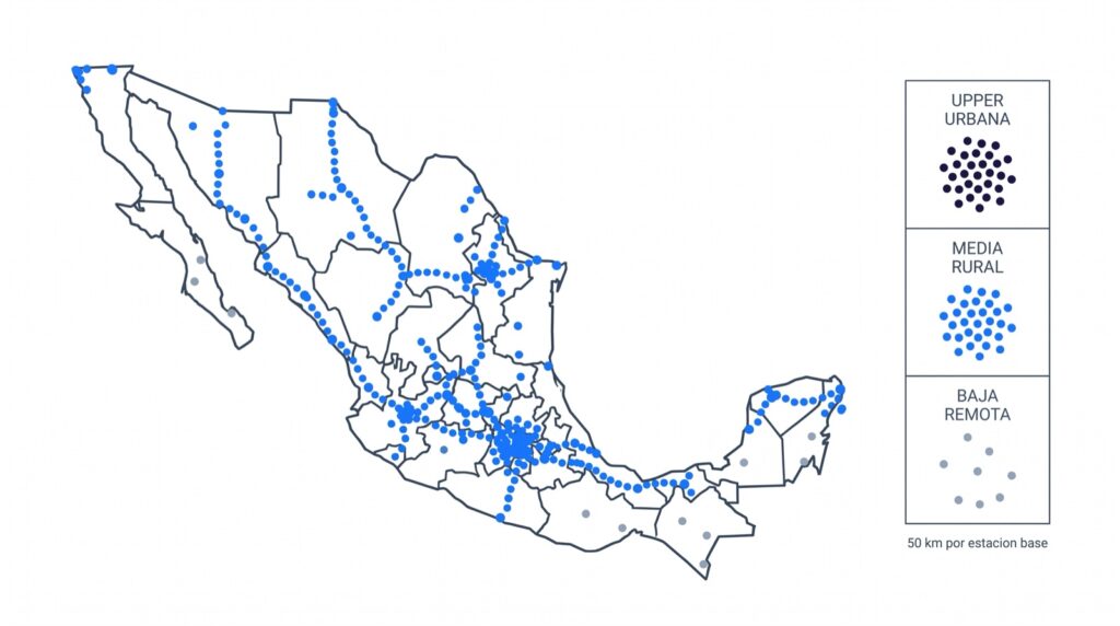 Cobertura Sigfox 0G en México — 200+ ciudades