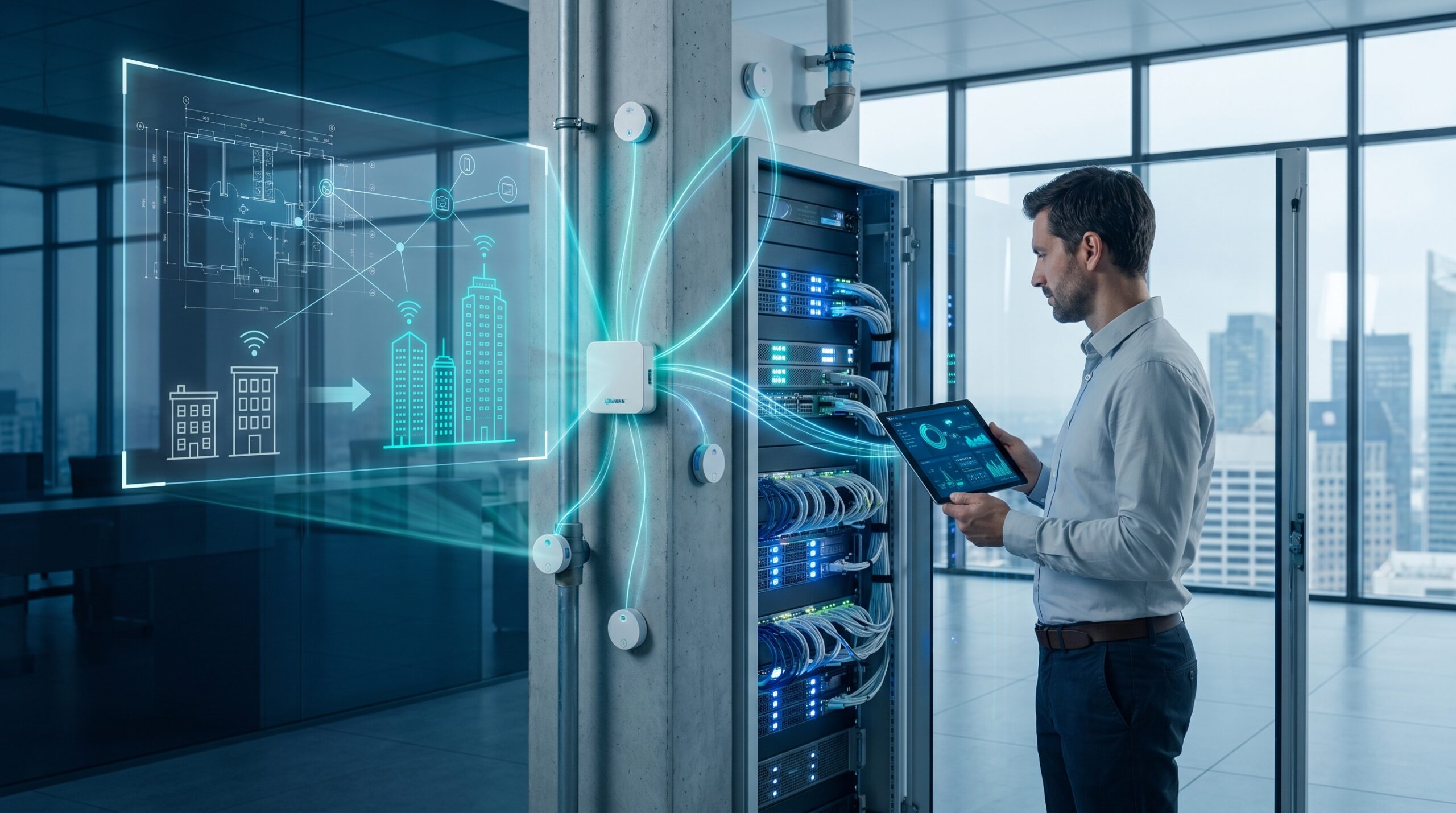 Escalando Edificios Inteligentes con Integración IoT LoRaWAN