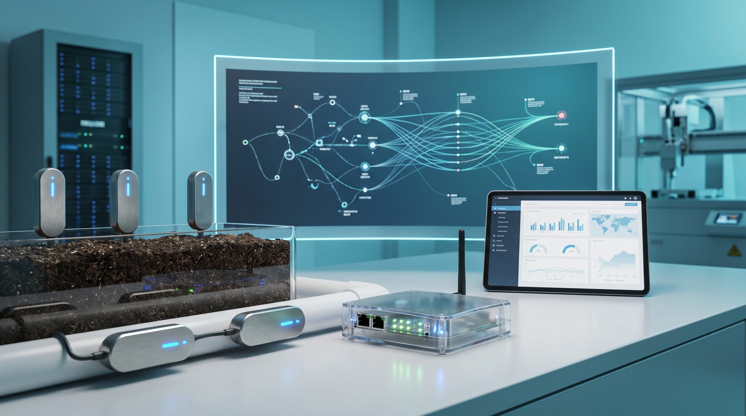 4. Cómo funciona un monitor de riego inteligente: sensores, conectividad y análisis de datos