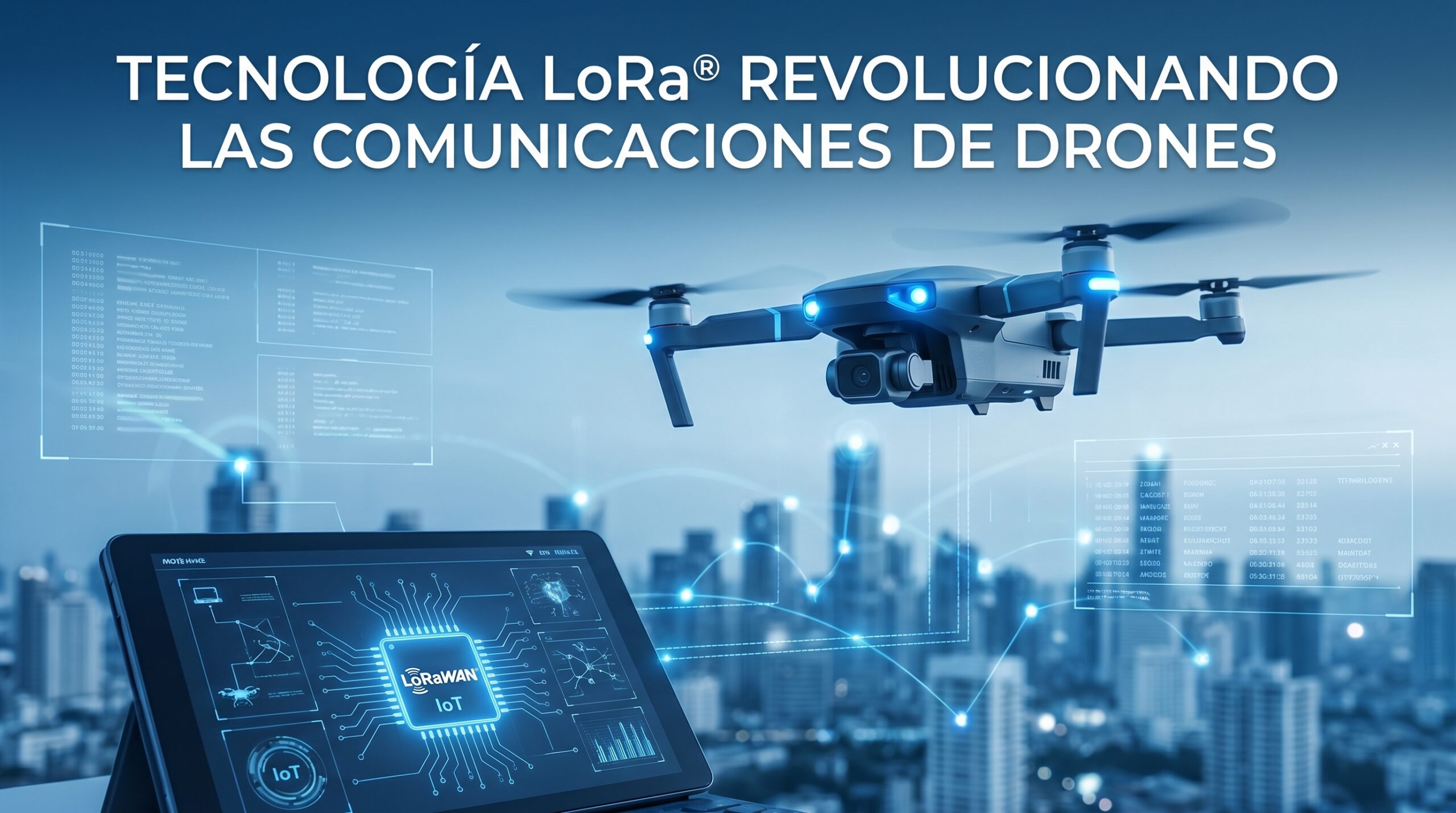 Tecnología LoRa® Revolucionando las Comunicaciones de Drones
