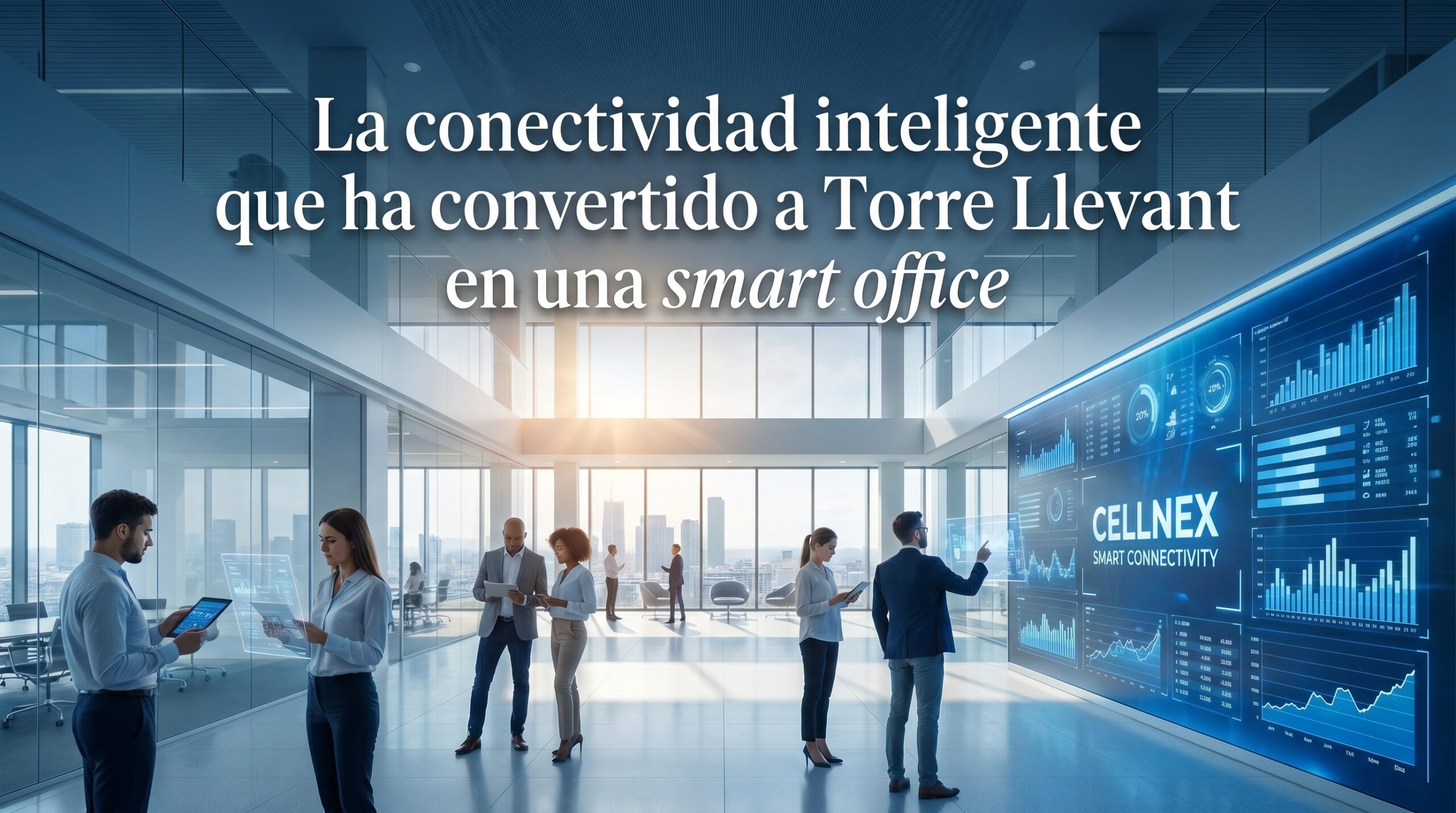 La conectividad inteligente que ha convertido a Torre Llevant en una smart office - Cellnex
