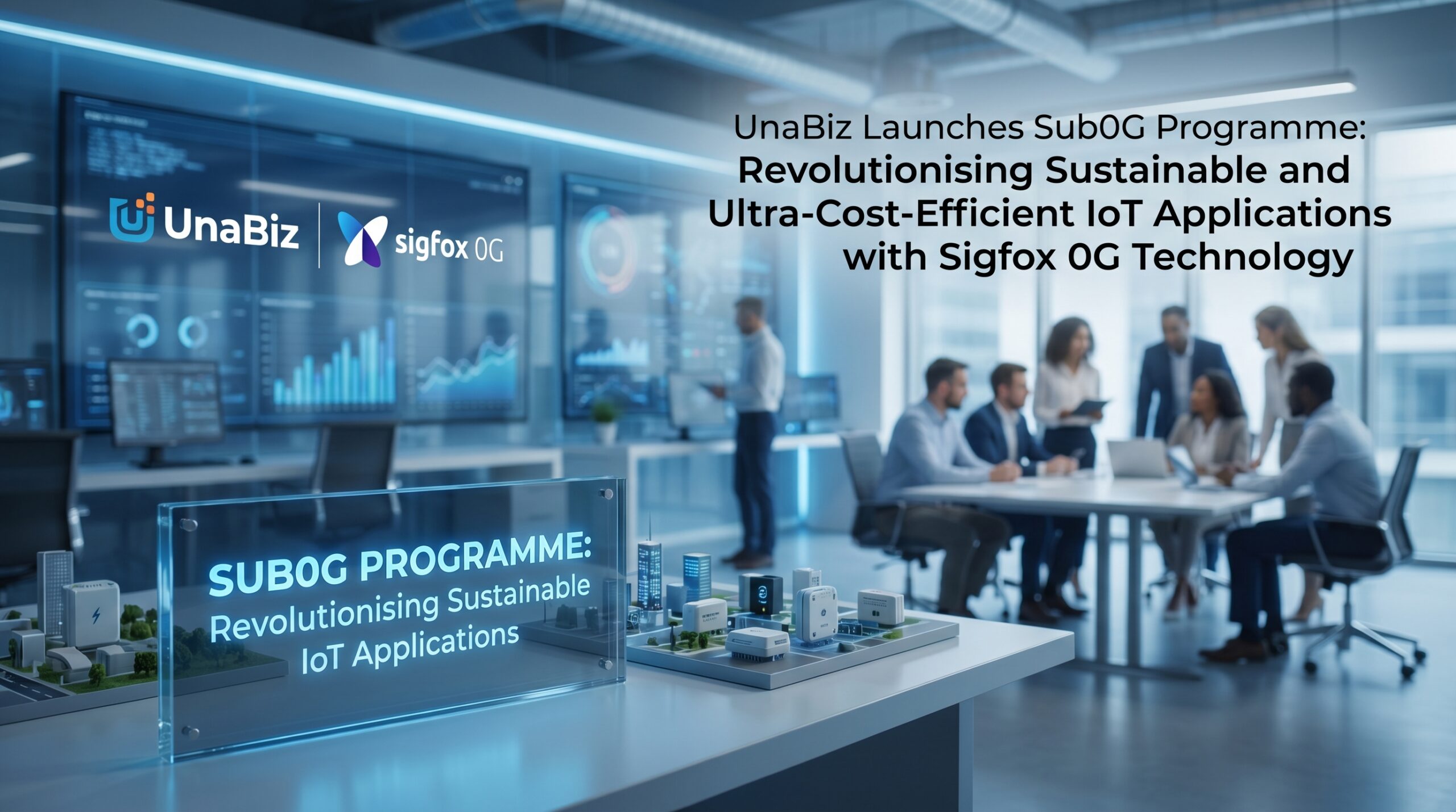 UnaBiz Launches Sub0G Programme: Revolutionising Sustainable and Ultra-Cost-Efficient IoT Applications with Sigfox 0G Technology