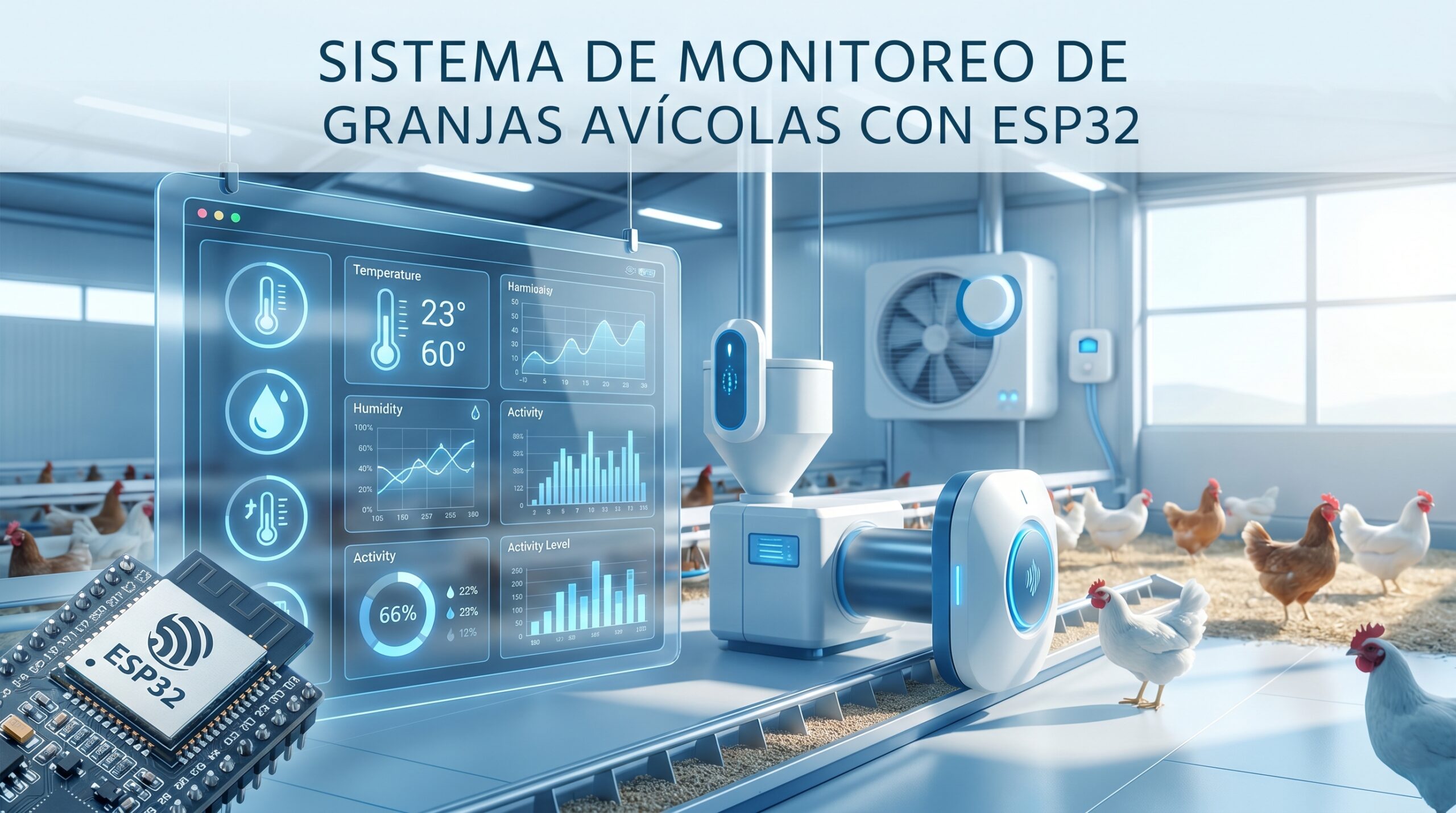 Sistema de Monitoreo de Granjas Avícolas con ESP32