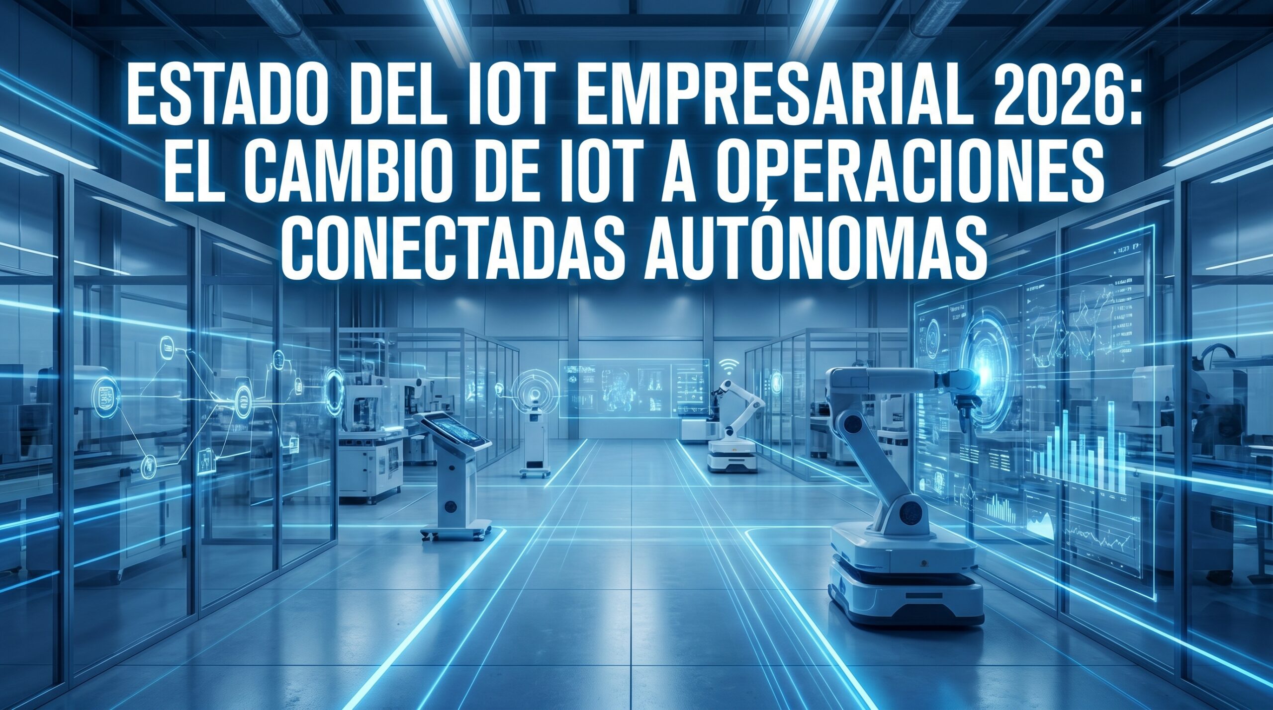 Estado del IoT empresarial 2026: El cambio de IoT a operaciones conectadas autónomas