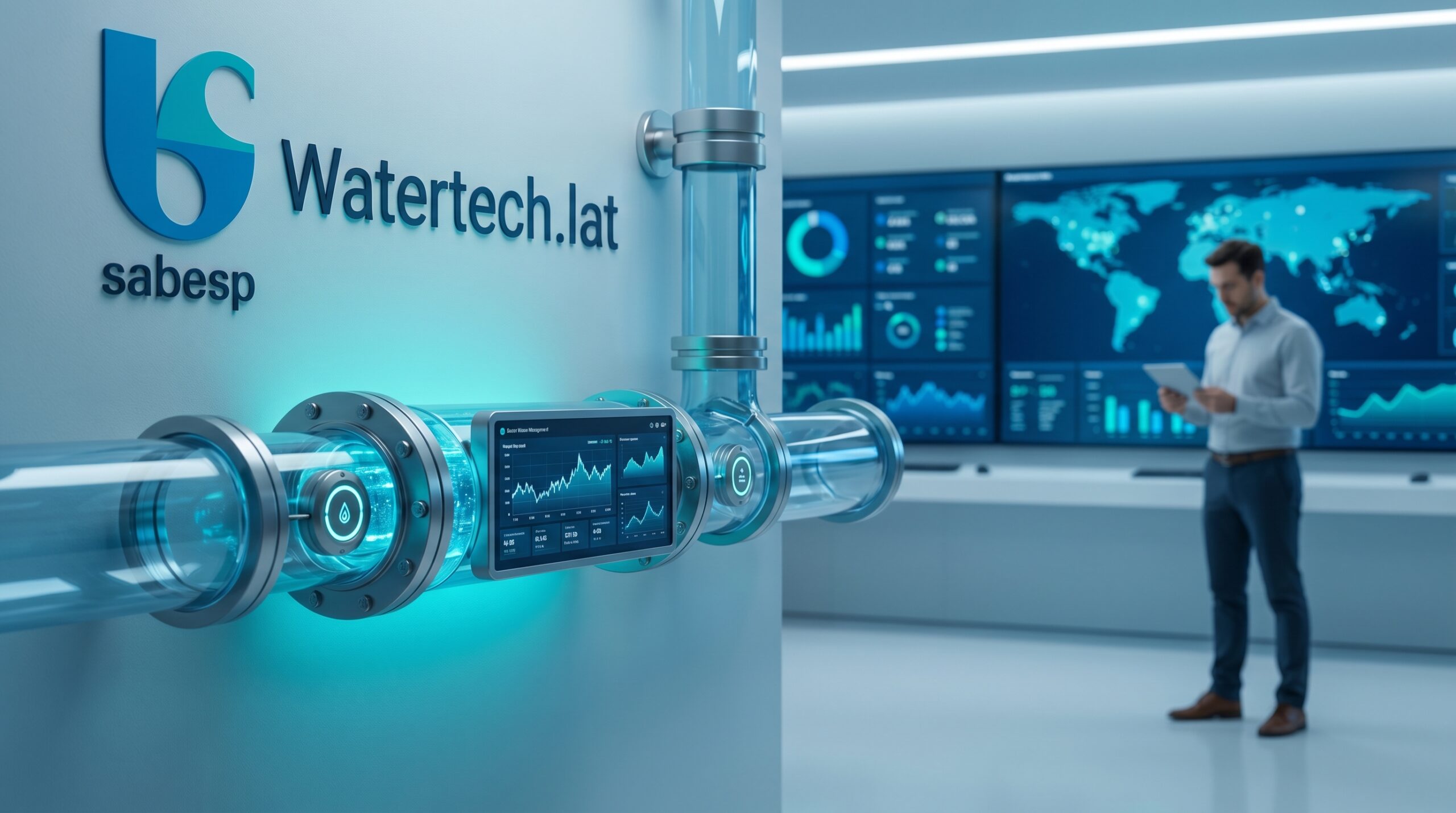 Sabesp arranca el mayor proyecto de medición inteligente de agua del mundo - Watertech.lat
