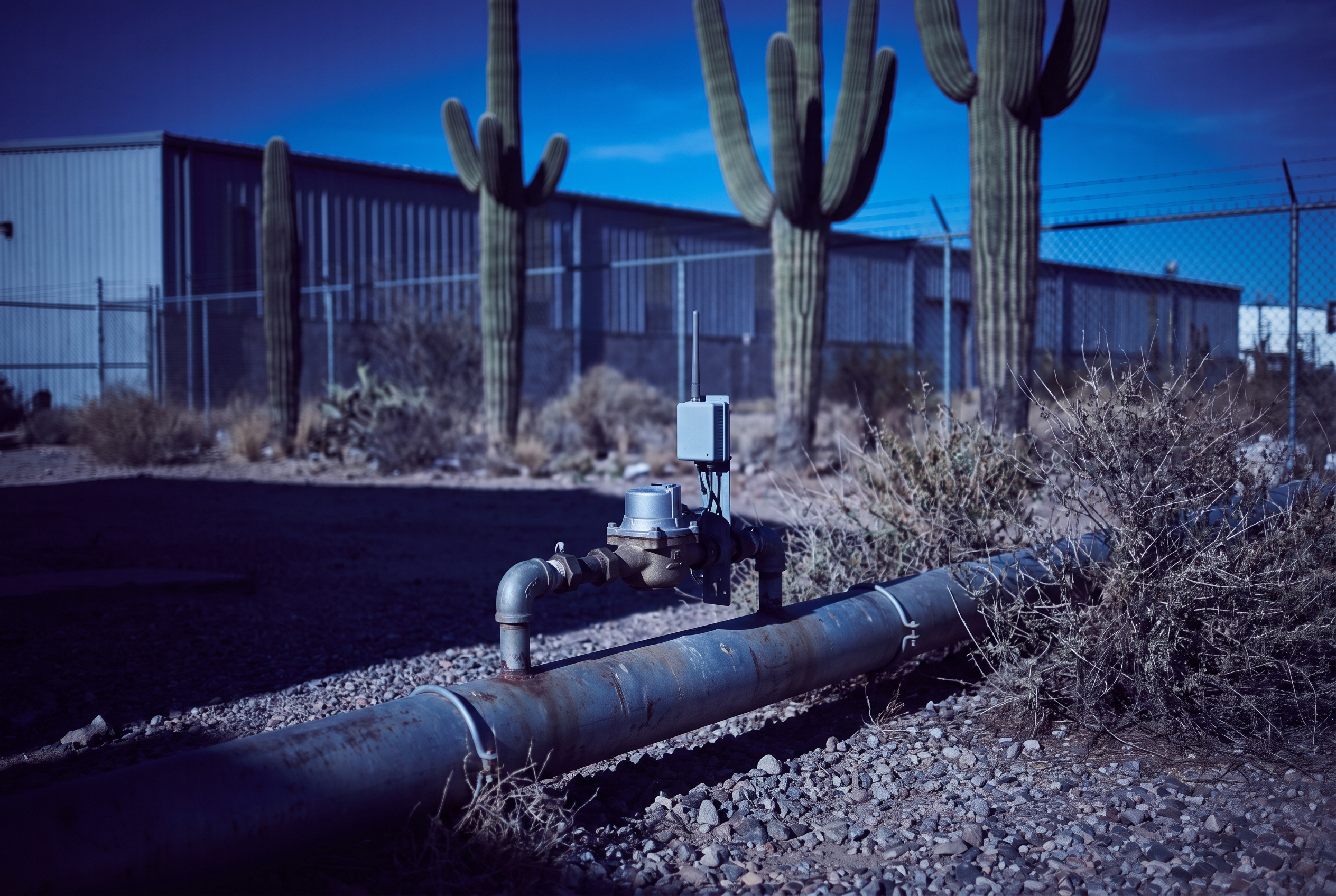 Medición de agua con la red 0G en Hermosillo