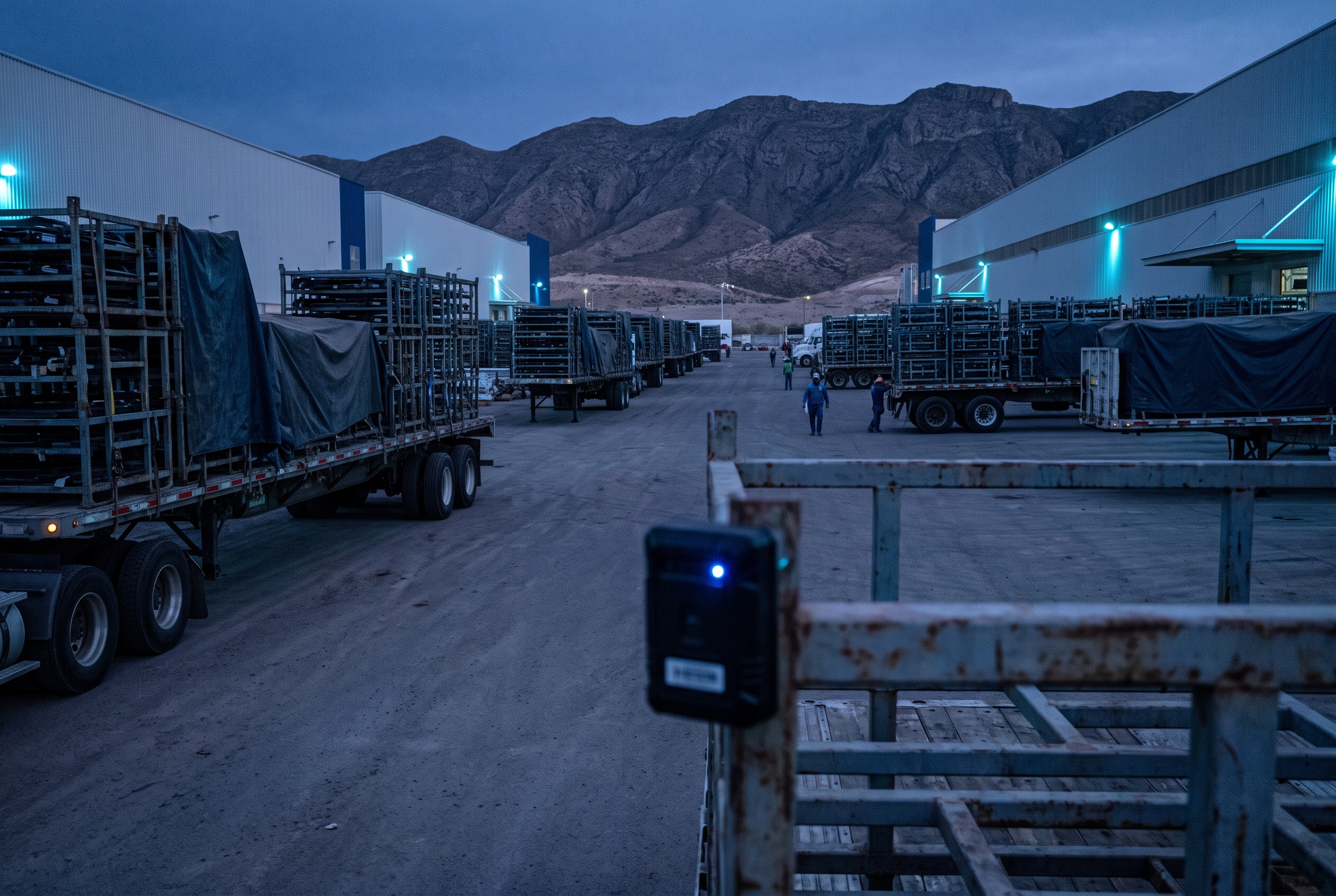 Rastreo de racks y empaque retornable con la red 0G en Saltillo
