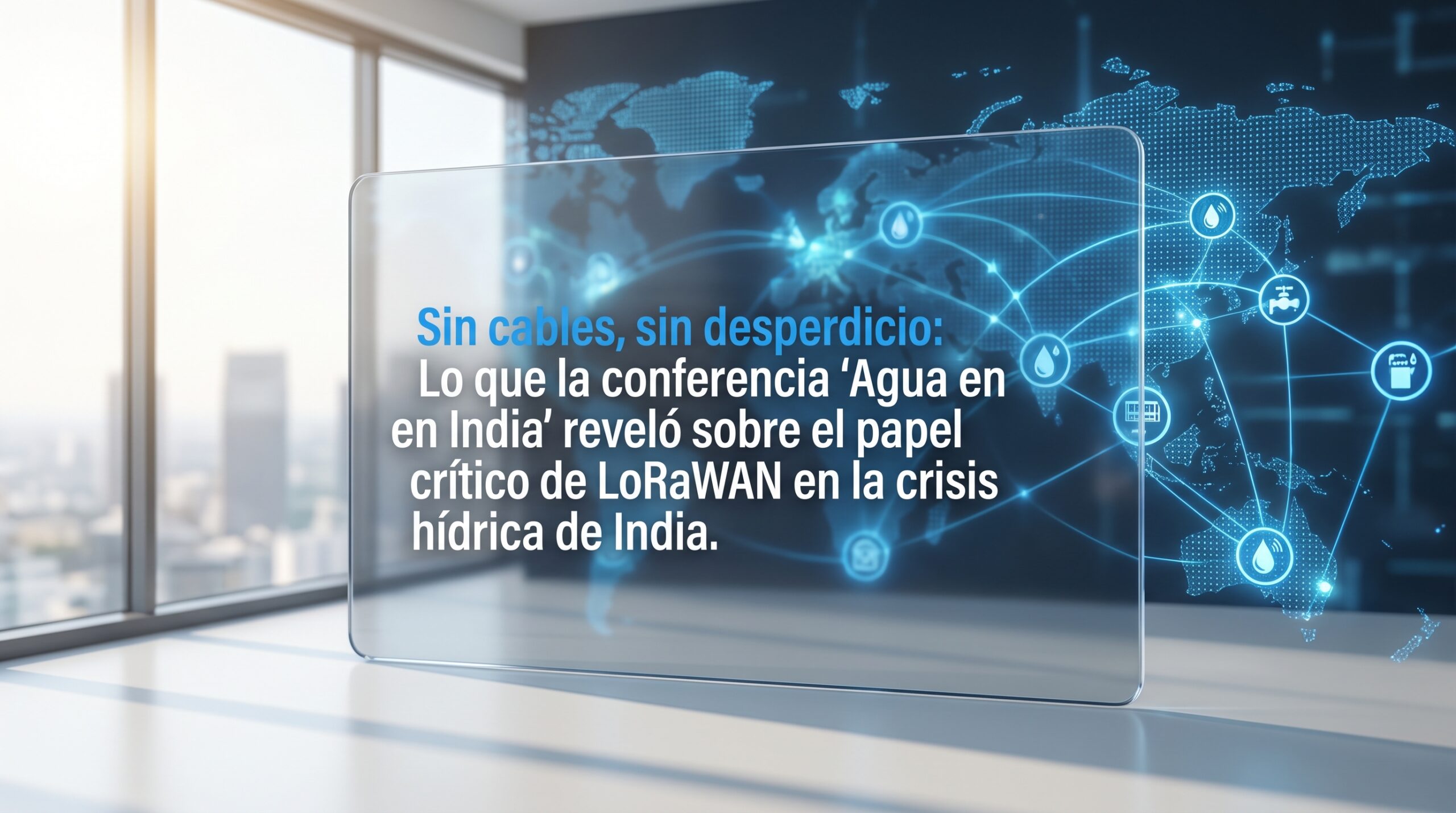 Sin cables, sin desperdicio: Lo que la conferencia 'Agua en India' reveló sobre el papel crítico de LoRaWAN en la crisis hídrica de India