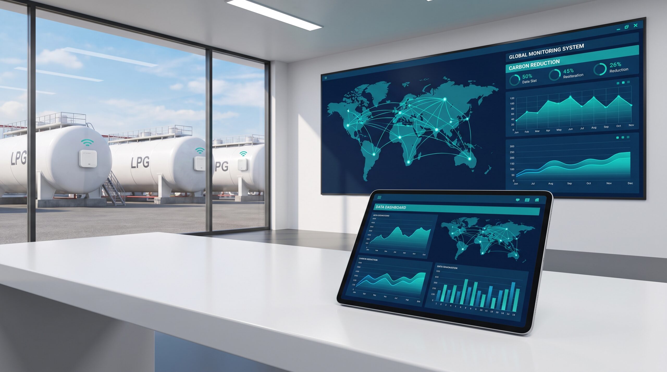4. Implementación global del sistema de monitoreo remoto de SHV Energy